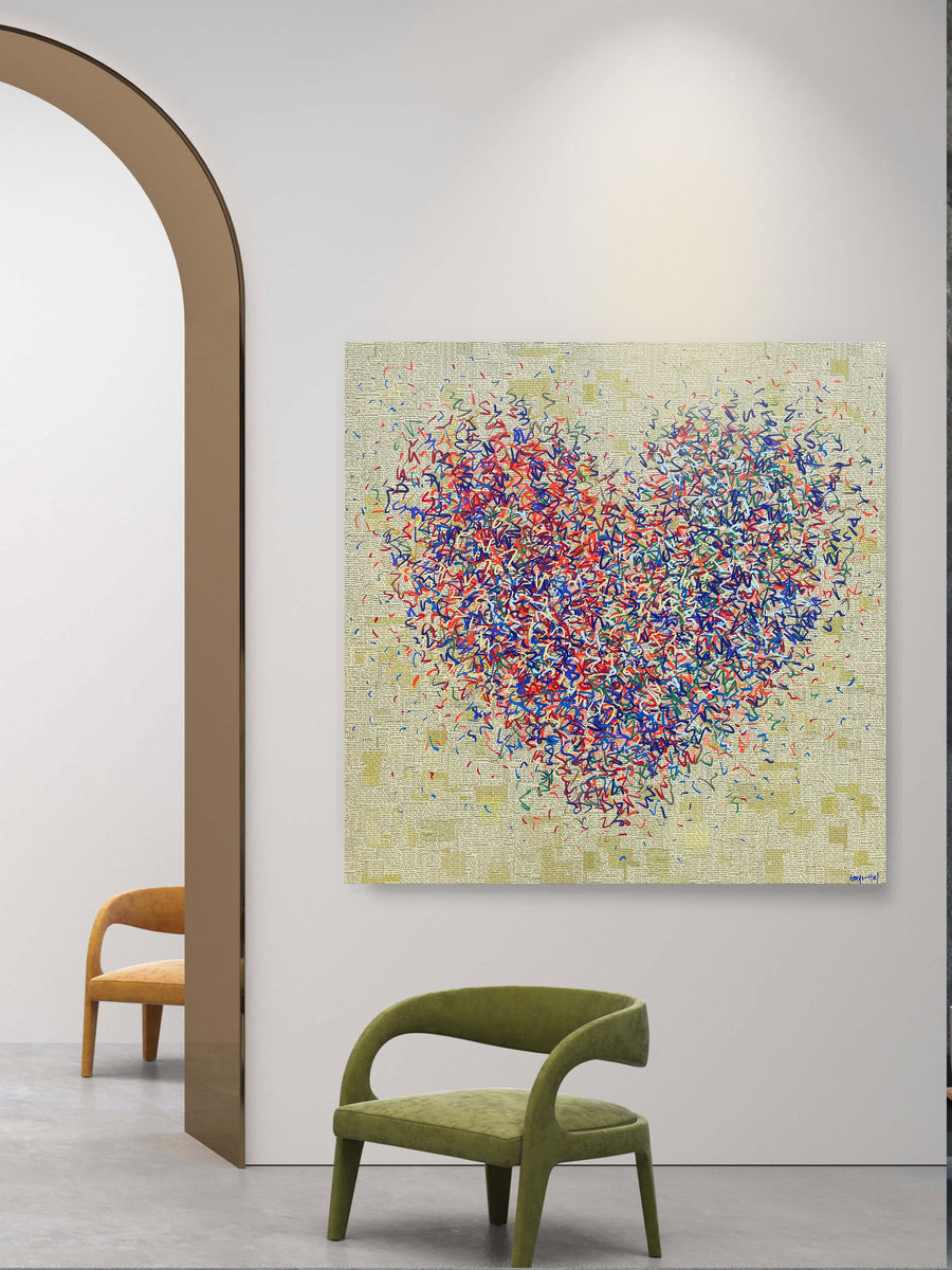 Abstract Hearts – Ginger Leigh Designs - a Soul-full Place