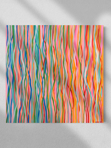 Shaking Funk - acrylic on canvas - 101cm squ / 40" squ