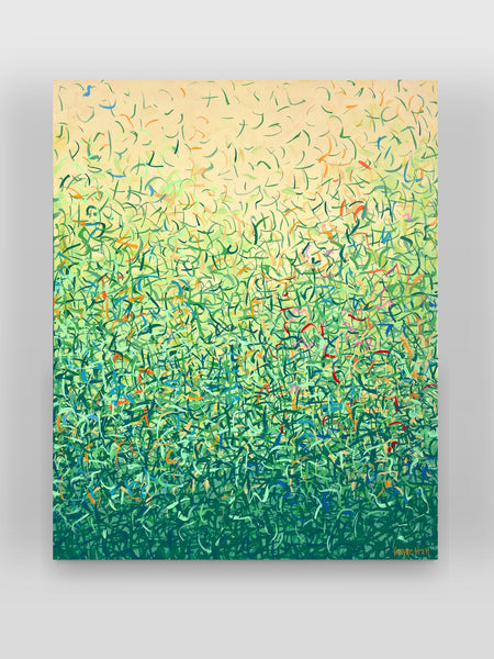 Summer Garden B - acrylic on canvas - 76 x 61cm / 30" x 24"