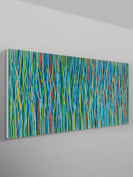 Deep Sea Dance- 200 x 85cm acrylic on canvas