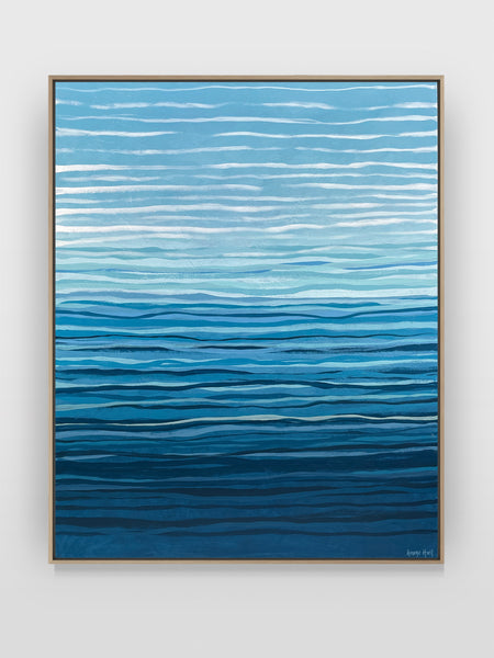 Gradual Waters - acrylic on canvas - 122 x 152cm / 48" x 60"