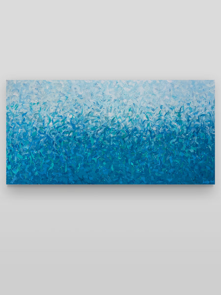 Misty Waters 152 x 76cm acrylic on canvas