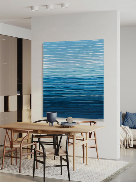 Gradual Waters - 122 x 152cm - acrylic on canvas