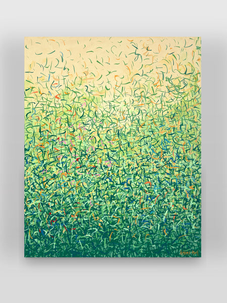 Summer Garden A - acrylic on canvas - 76 x 61cm / 30" x 24"