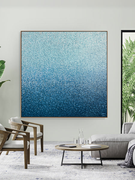 Tasman Sea 170 x 170cm acrylic on canvas
