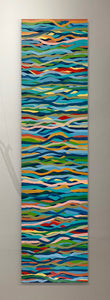 (DEPOSIT) Commission of 'Groove Safari' - acrylic on canvas - 24" x 8 foot
