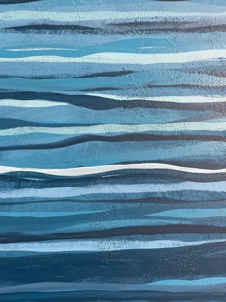 Gradual Waters - acrylic on canvas - 122 x 152cm / 48" x 60"
