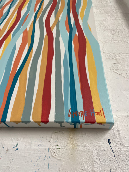Yarrabee Road - 200 x 85cm acrylic on canvas