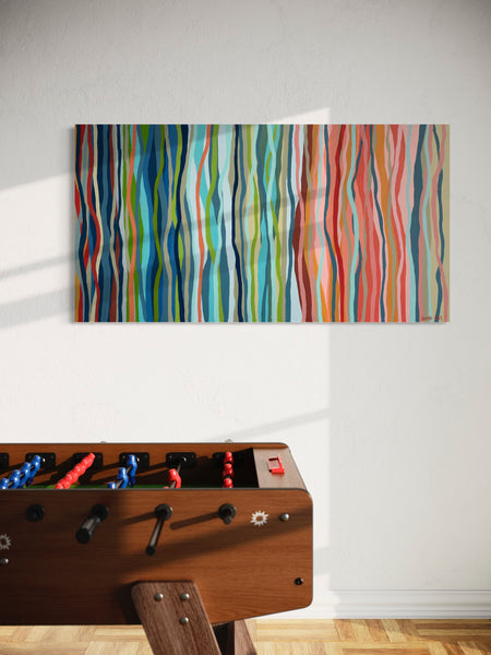 Shadow Funk - 163 x 86cm acrylic on canvas