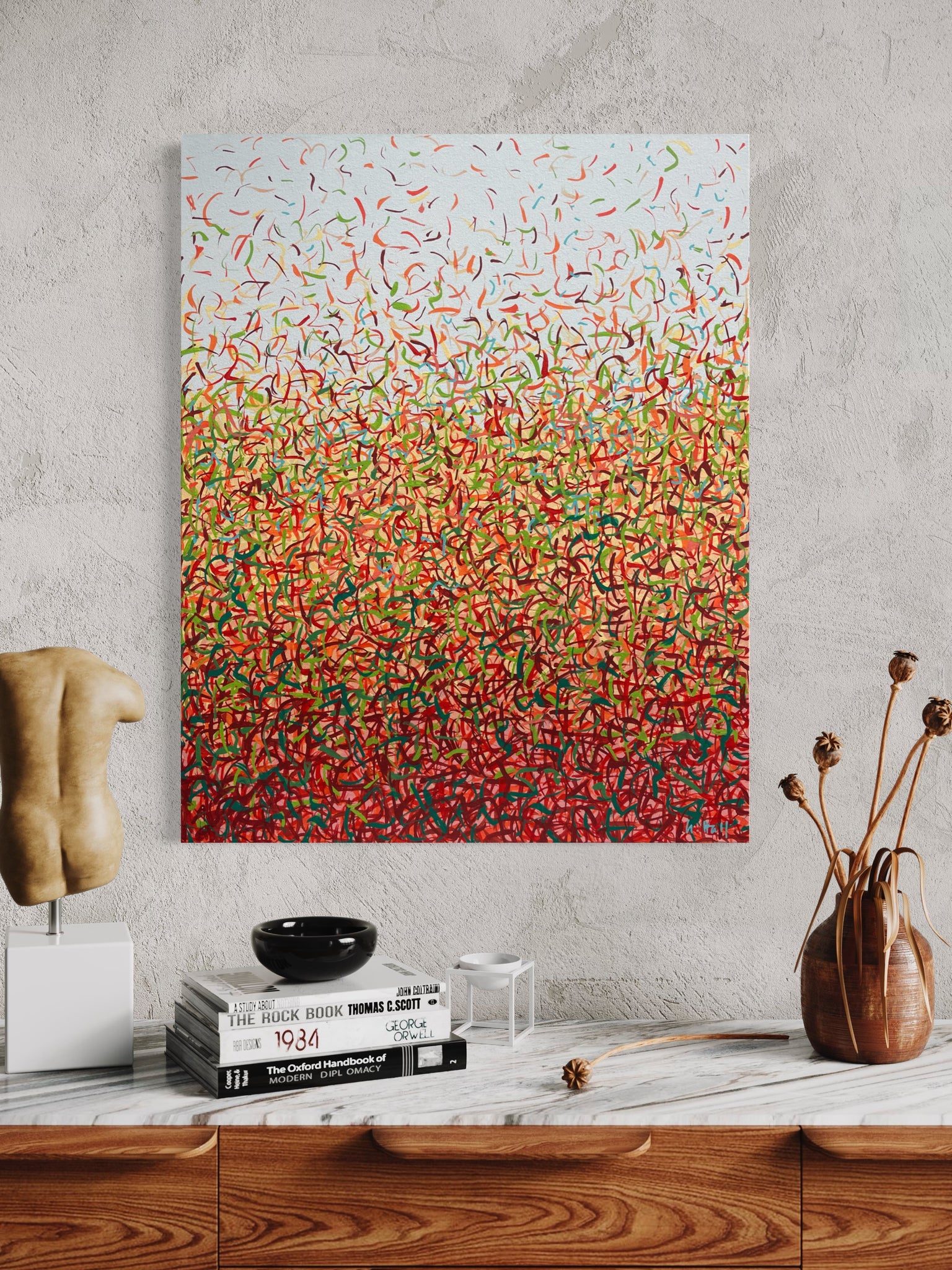Alice Springs B - acrylic on canvas - 76 x 61cm / 30" x 24"