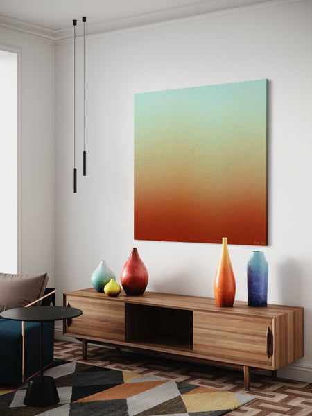Ambient Light - 127cm squ - mixed media on canvas