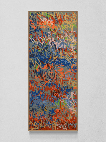 Wildflower - Framed Canvas Gallery Print (inc delivery to NY)  - 152 x 61cm / 60" x 24”