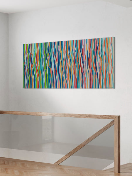 Kippax Street - acrylic on canvas - 200 x 85cm / 79” x 33.5"