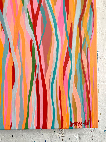 Shaking Funk - acrylic on canvas - 101cm squ / 40" squ