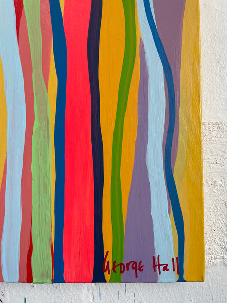 Flinders Lane - 165 x 85cm acrylic on canvas
