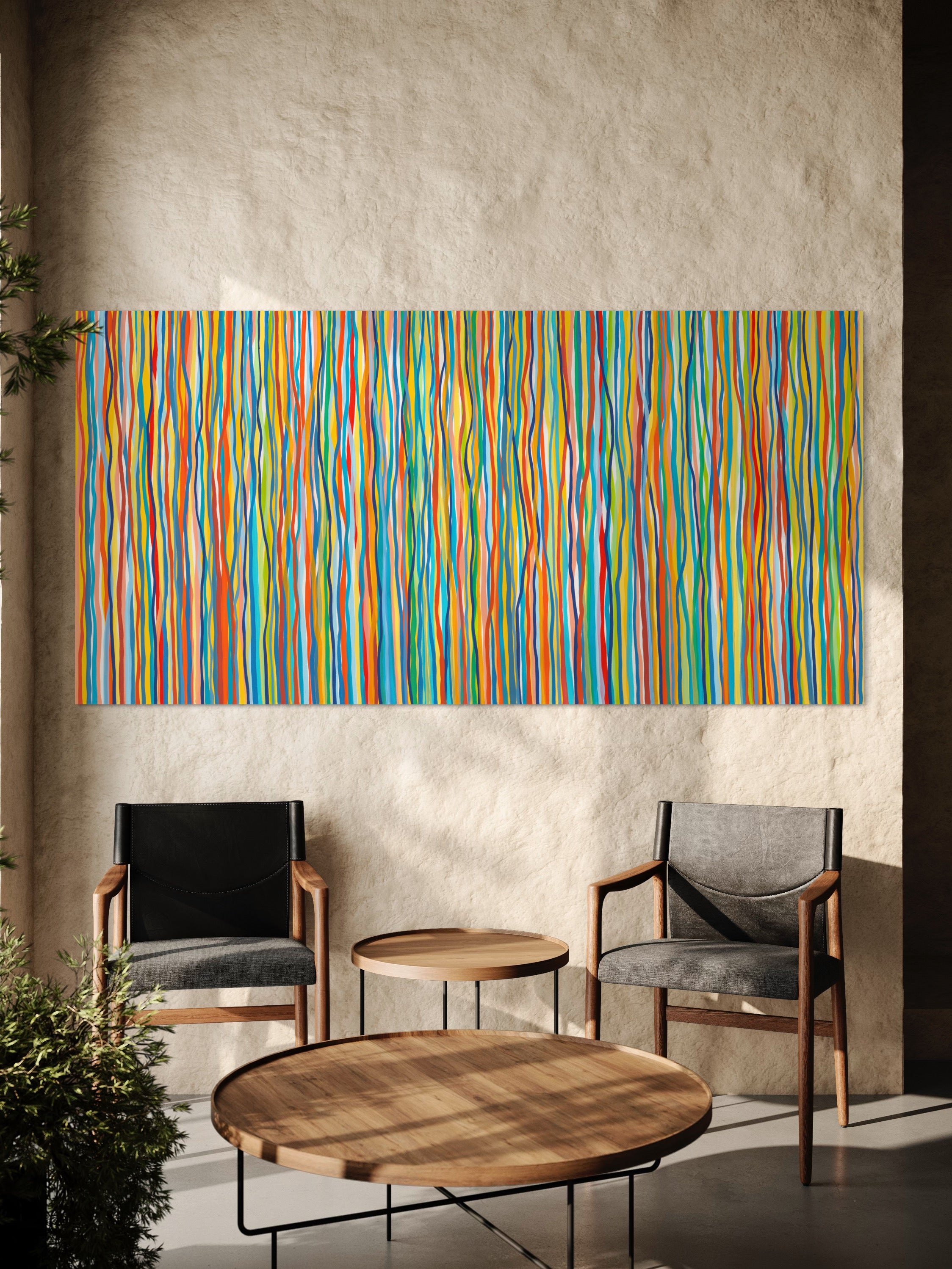 Downtown- Canvas Limited Edition Print - 2m x 1m / 79