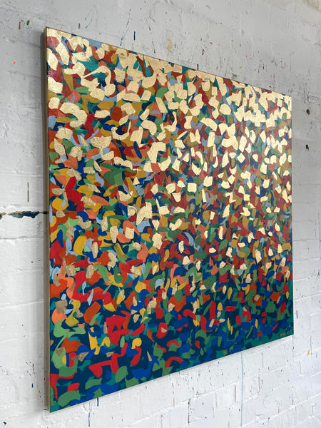 Brunswick Breeze - acrylic on canvas - 101cm squ / 40" squ