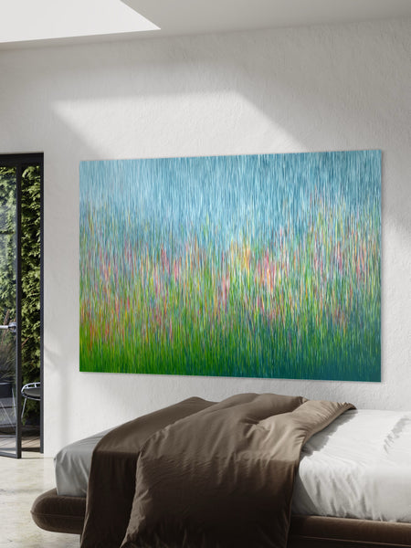 Tranquil Paradise - acrylic on canvas - 213 x 152cm / 84” x 60"