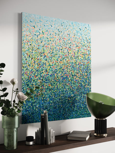 Narrabeen Lagoon B - acrylic on canvas - 76 x 61cm / 30" x 24"