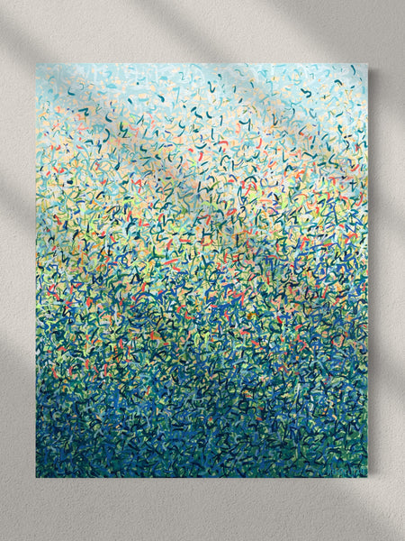 Narrabeen Lagoon B - acrylic on canvas - 76 x 61cm / 30" x 24"