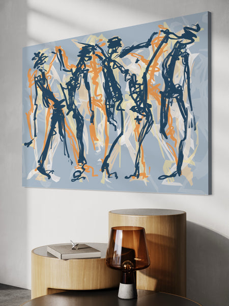 Rhythm Dancers - Limited Edition Canvas Print - 137 x 91cm/ 54" x 36"