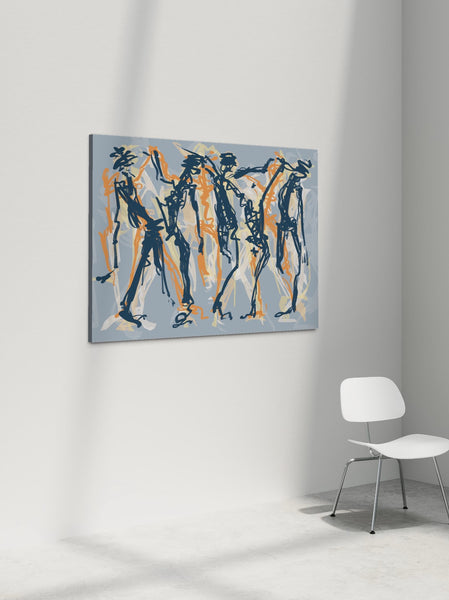 Rhythm Dancers - Limited Edition Canvas Print - 137 x 91cm/ 54" x 36"