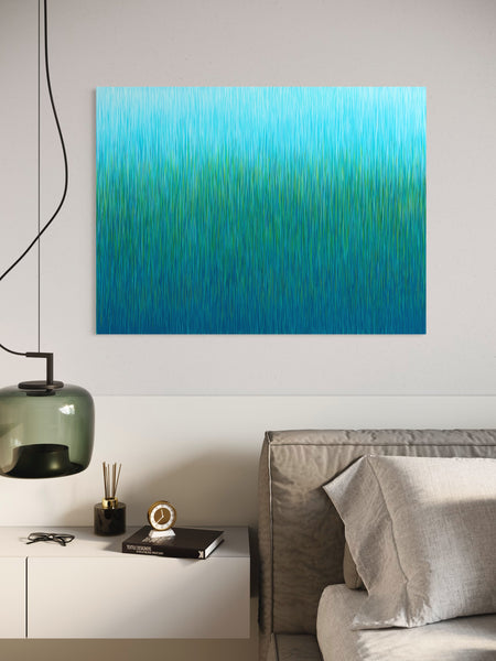 Silent Grass- Limited Edition Print - 100 x 75cm squ / 40” x 30”