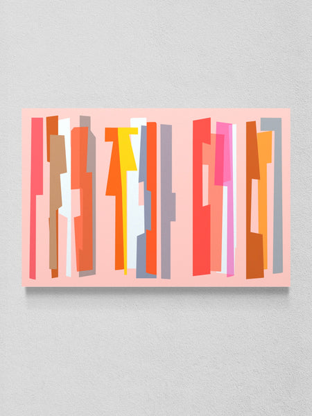 Pink City - Canvas Limited Edition Print - 137 x 91cm / 54" x 36"