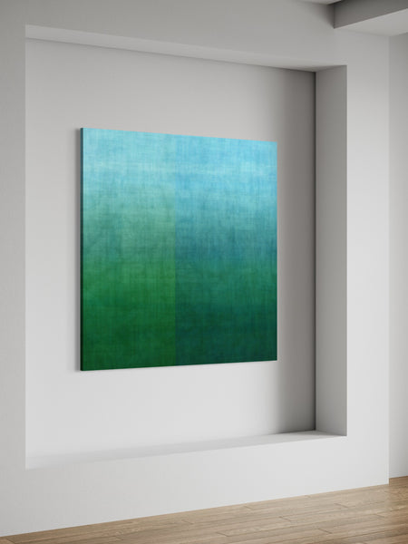 The Green View - Canvas Limited Edition Print - 127cm squ/ 50" squ
