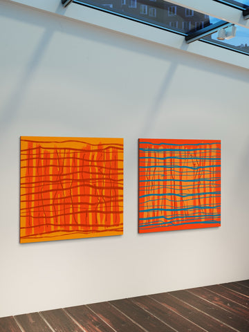 Incognito Duo - Limited Edition Print - 101cm squ (x2) / 40" squ(x2)