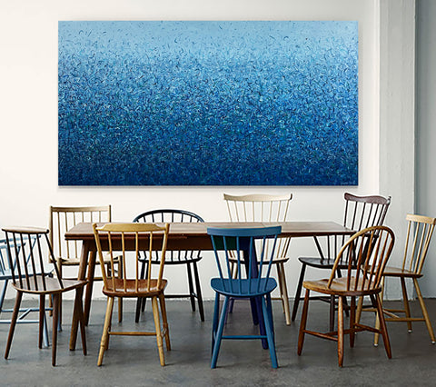 Deep Water Dance- 200 x 110cm acrylic on canvas