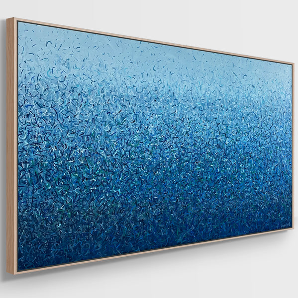 Deep Water Dance- 200 x 110cm acrylic on canvas