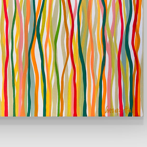 Yarrabee Zest- 152 x 51cm - acrylic on canvas