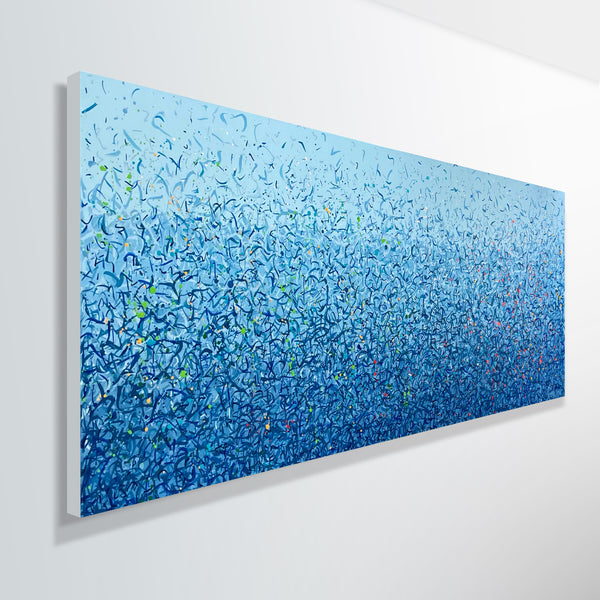 Ballina Water Dance 152 x 61cm acrylic on canvas