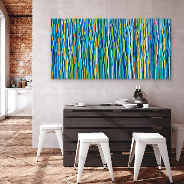 Sydney Funk - 152 x 76cm acrylic on canvas