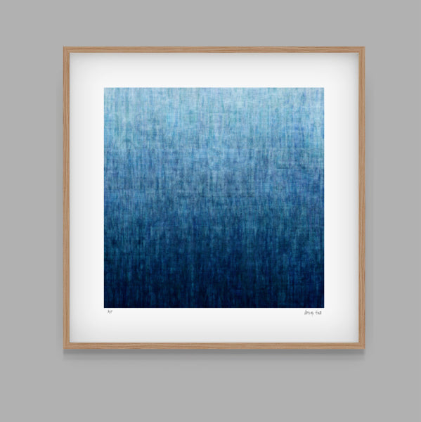Gradual Blue - 84cm Framed or Unframed