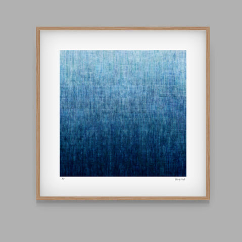 Gradual Blue - 84cm Framed or Unframed