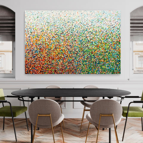 Garden Harbour 152 x 101cm acrylic on canvas