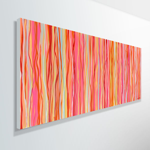 Neon Shadows - 152 x 61cm acrylic on canvas