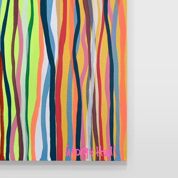 Neon Vibes - 152 x 61cm acrylic on canvas