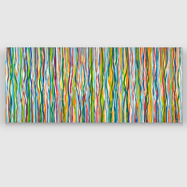 Pride 2023 - acrylic on canvas - 200 x 85cm / 79” x 33.5"