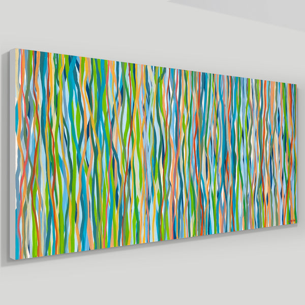 Spring Funk- 200 x 85cm acrylic on canvas