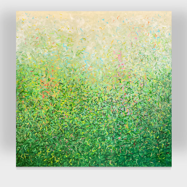 Summer Garden- 170 x 170cm acrylic on canvas