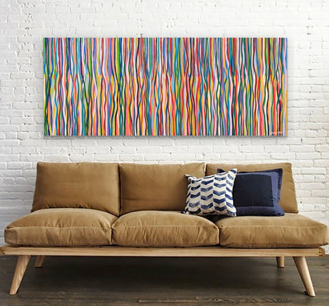 Peace in Ukraine - 152 x 61cm acrylic on canvas