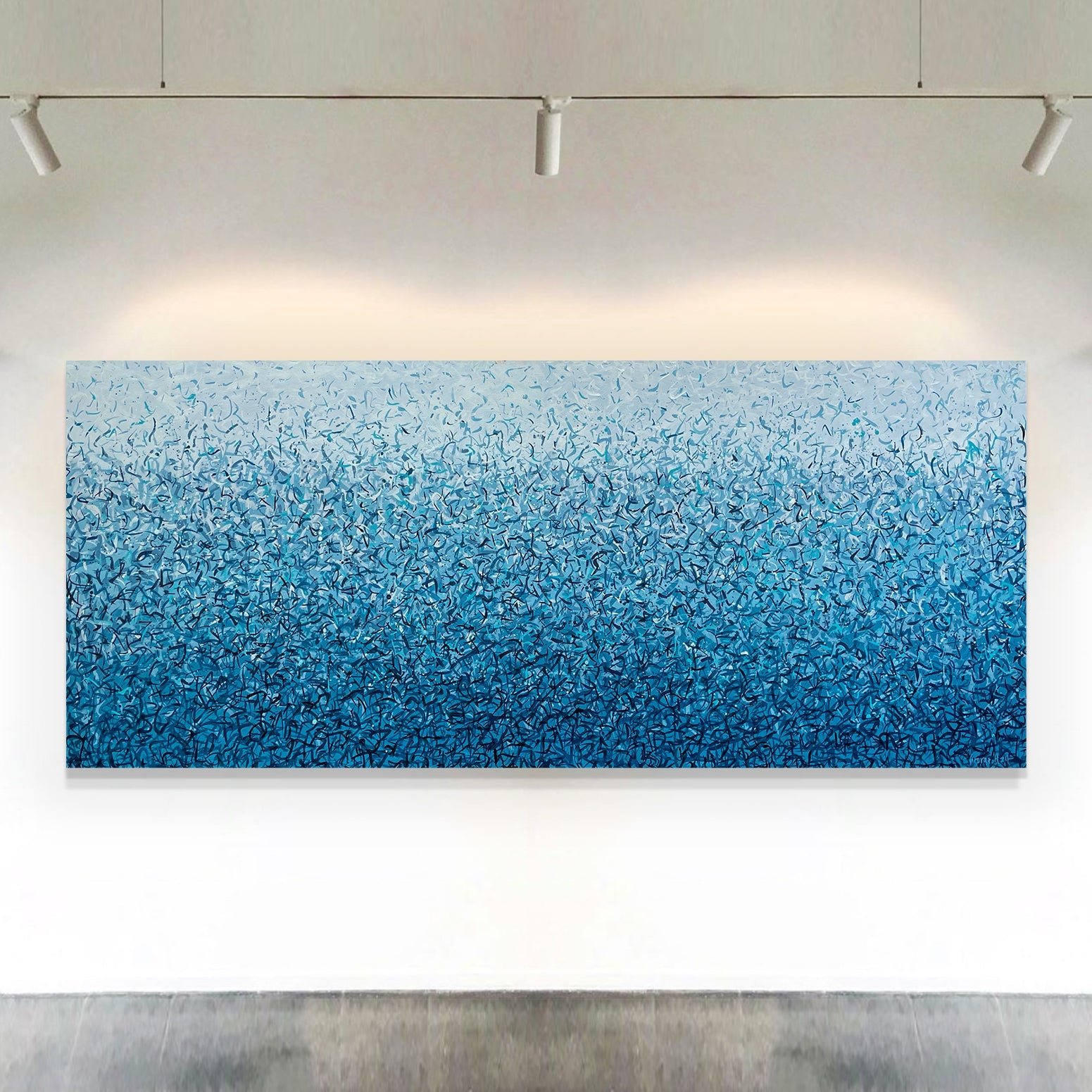 Werrong Water Dance- 200 x 85cm acrylic on canvas