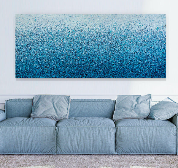 Werrong Water Dance- 200 x 85cm acrylic on canvas