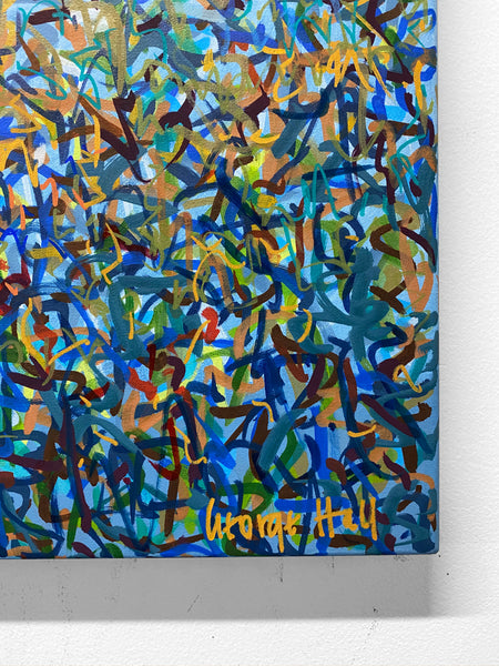 Leura Bush Dance 152 x 66cm acrylic on canvas