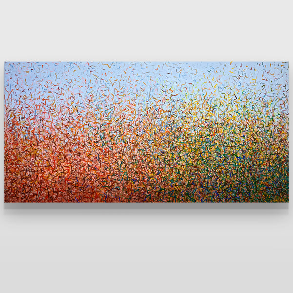 Oodnadatta - 163 x 81cm- acrylic painting on canvas