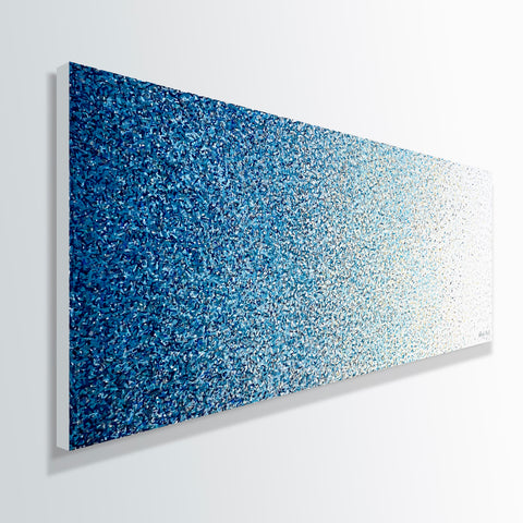 Freehand Shore 152cm x 60cm acrylic paint on canvas