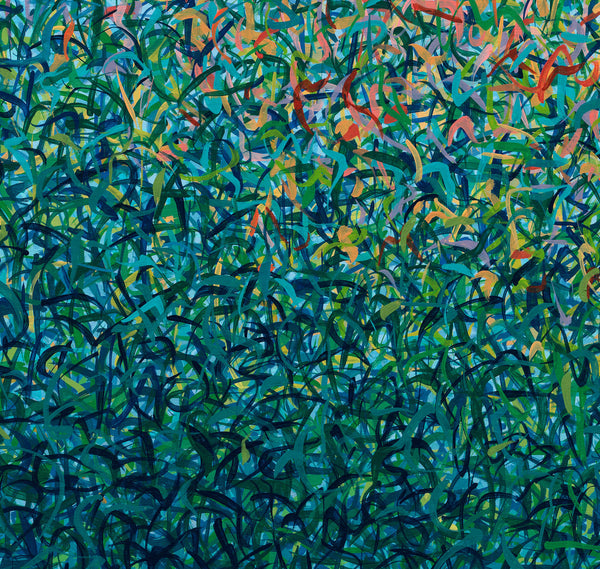 Woollahra Garden 183 x 122cm acrylic on canvas